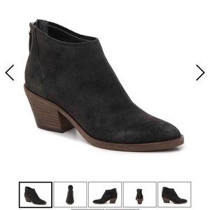 Dolce Vita Suede Ankle Boots Gray